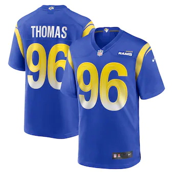 mens nike keir thomas royal los angeles rams game player je